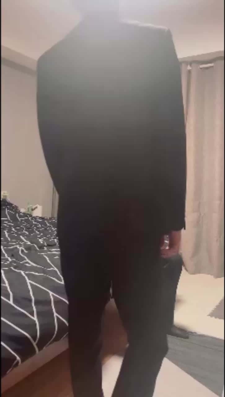 #正装 #黑袜 #大屌 #无套 有点软啊